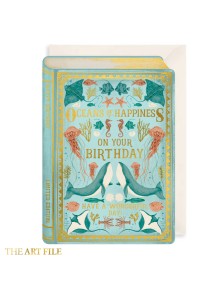 Поздравителна картичка "Книга - Океан от щастие за рождения ви ден"